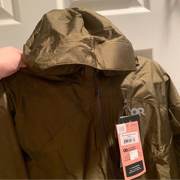 NWT Outdoor Research Helium Men's Rain Jacket - Picture 7 of 13